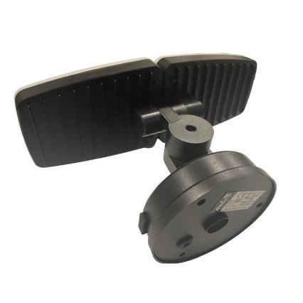 LED-ulkovalonheitin anturilla LED/24W/230V 3000/4000/6000K IP54 musta
