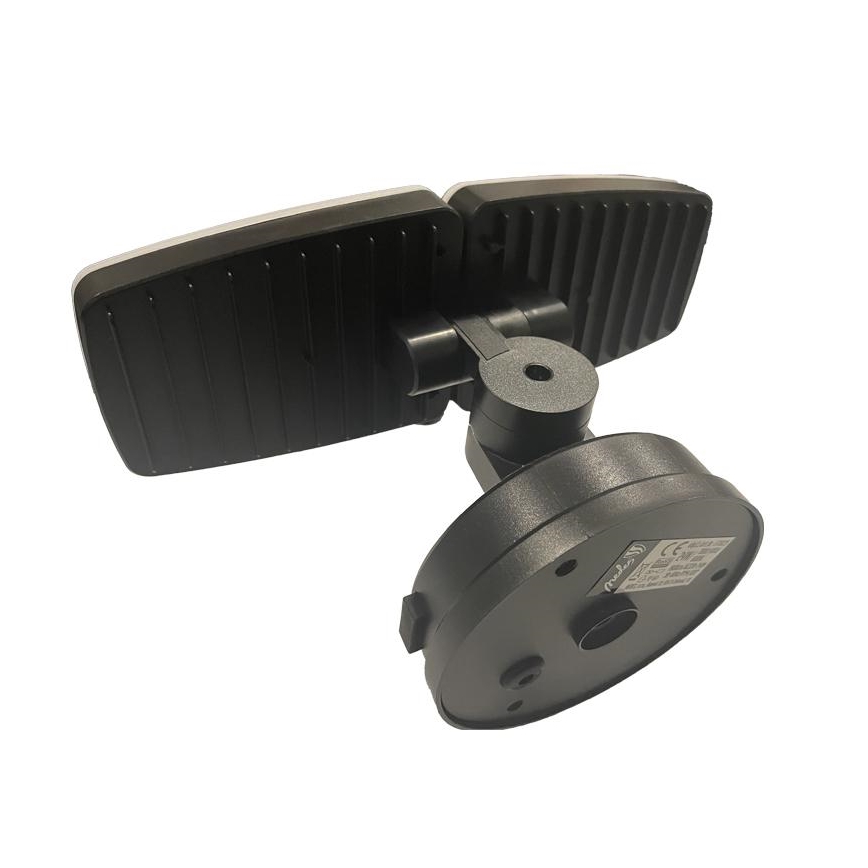LED-ulkovalonheitin anturilla LED/24W/230V 3000/4000/6000K IP54 musta