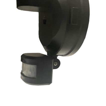 LED-ulkovalonheitin anturilla LED/24W/230V 3000/4000/6000K IP54 musta