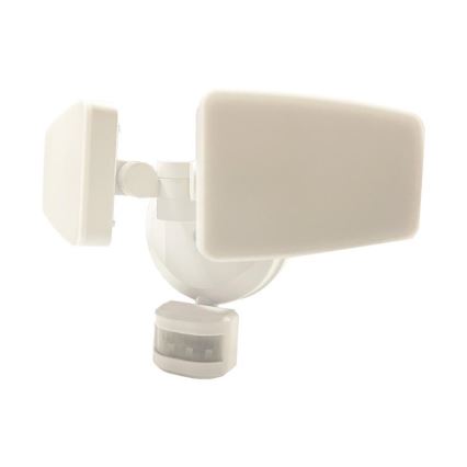 LED-ulkovalonheitin anturilla LED/24W/230V 3000/4000/6000K IP54 valkoinen
