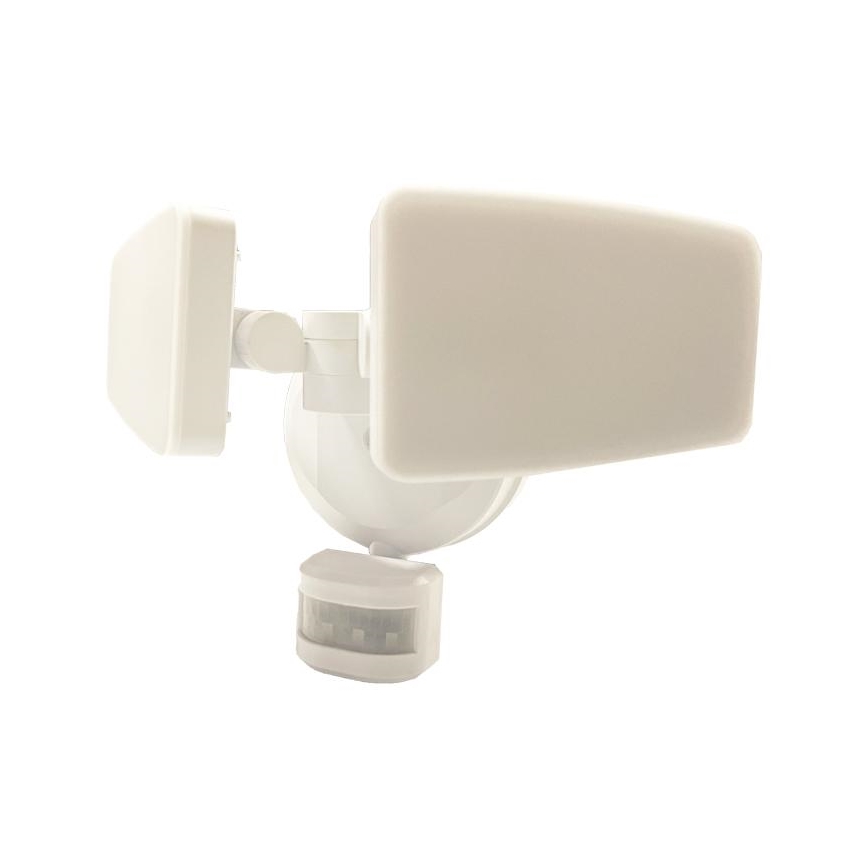 LED-ulkovalonheitin anturilla LED/24W/230V 3000/4000/6000K IP54 valkoinen