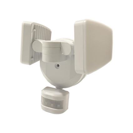 LED-ulkovalonheitin anturilla LED/24W/230V 3000/4000/6000K IP54 valkoinen