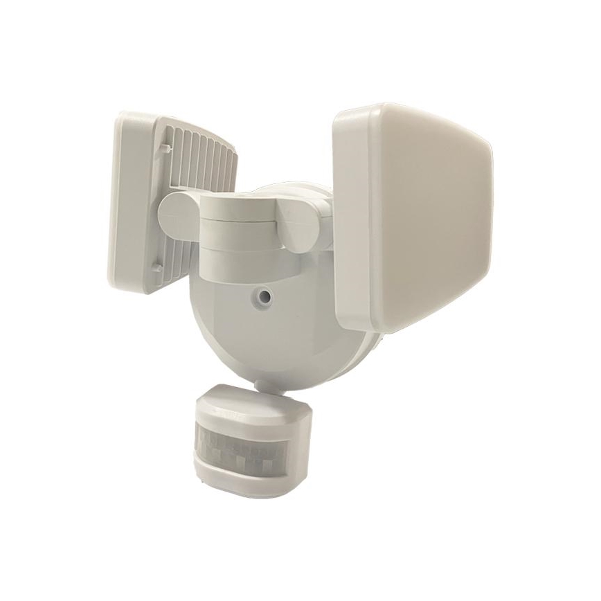 LED-ulkovalonheitin anturilla LED/24W/230V 3000/4000/6000K IP54 valkoinen