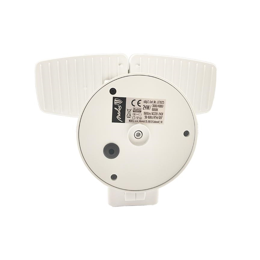 LED-ulkovalonheitin anturilla LED/24W/230V 3000/4000/6000K IP54 valkoinen