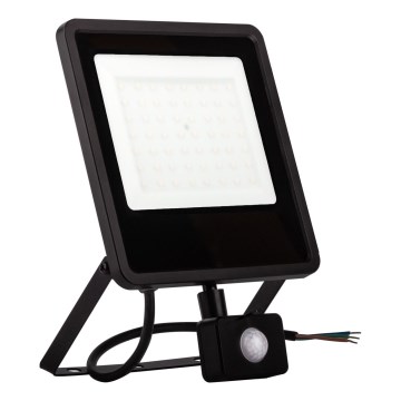 LED-ulkovalonheitin anturilla LED/30W/230V 4000K IP65 musta