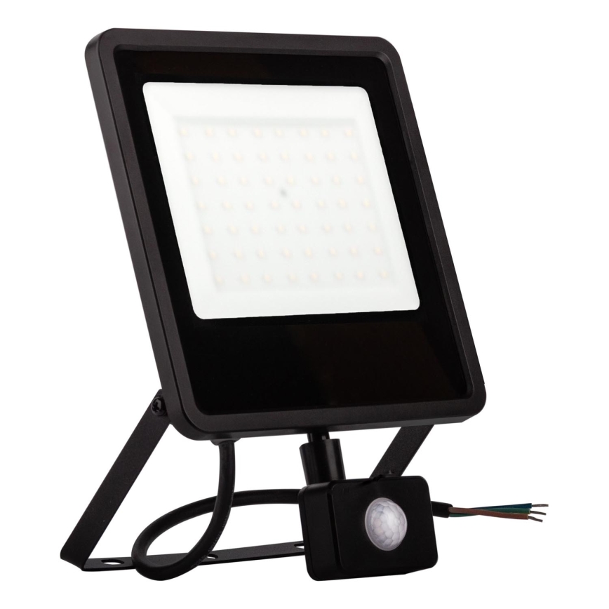 LED-ulkovalonheitin anturilla LED/30W/230V 4000K IP65 musta