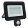 LED-ulkovalonheitin anturilla LED/50W/230V 4000K IP44 musta
