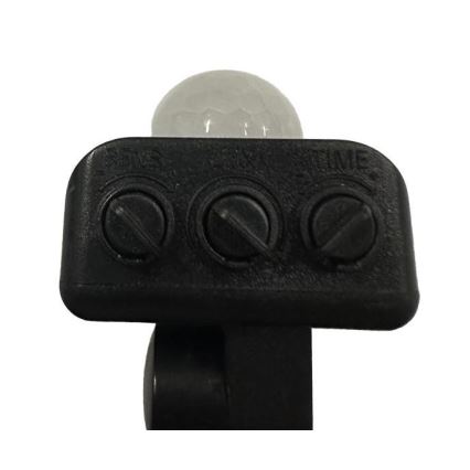 LED-ulkovalonheitin anturilla LED/50W/230V 4000K IP44 musta
