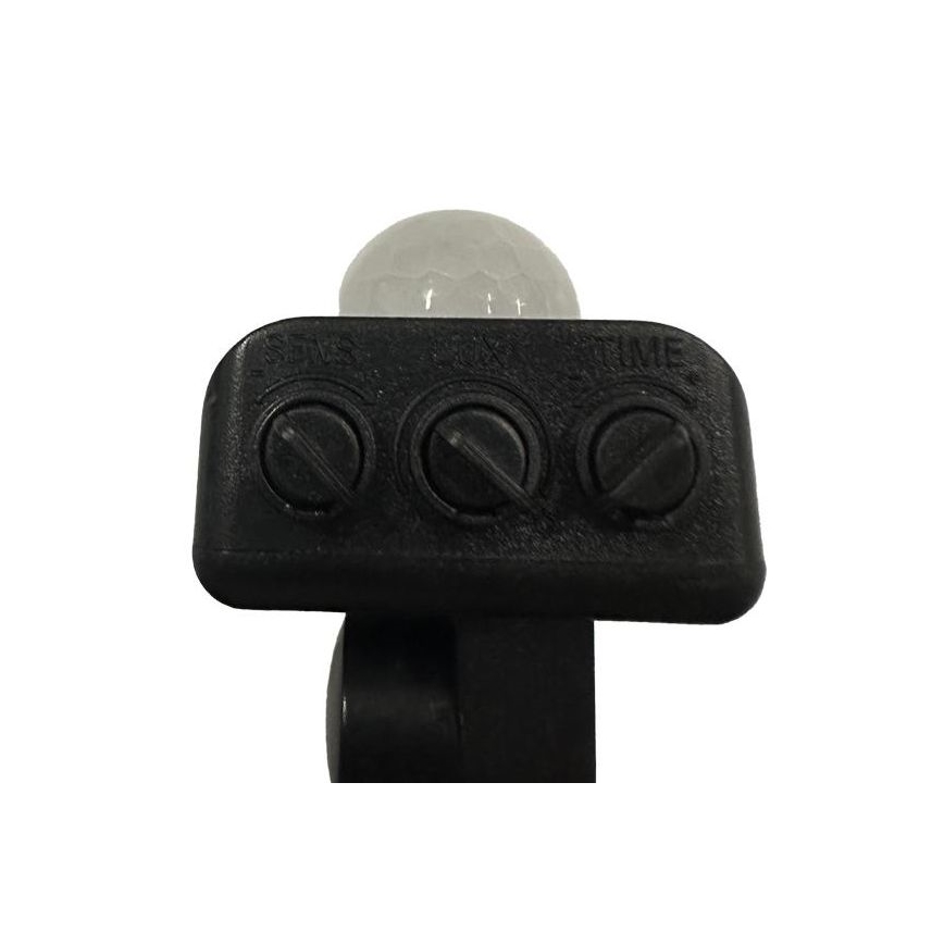 LED-ulkovalonheitin anturilla LED/50W/230V 4000K IP44 musta