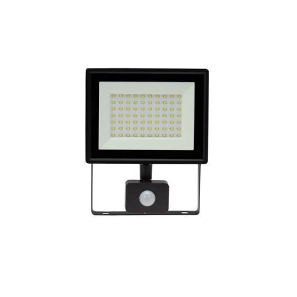 LED ulkovalonheitin anturilla NOCTIS LUX 3 LED/50W/230V 4000K IP44 musta