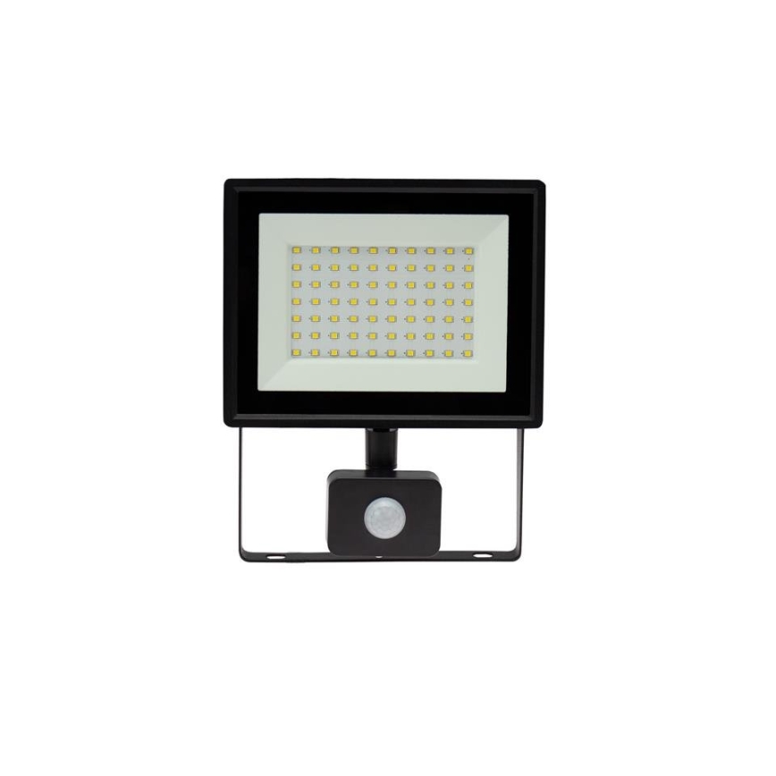 LED ulkovalonheitin anturilla NOCTIS LUX 3 LED/50W/230V 4000K IP44 musta