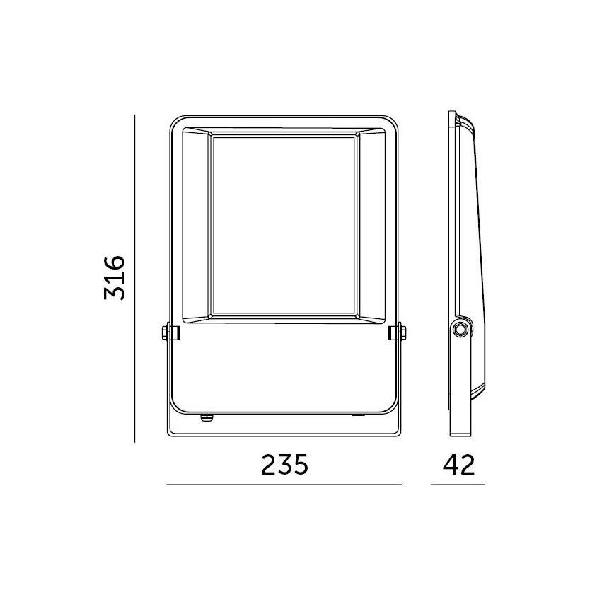 LED-ulkovalonheitin LED/100W/230V 4000K 13000 lm IP65 IK06