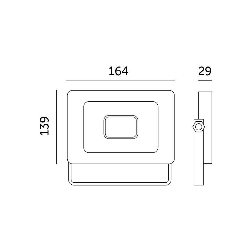 LED-ulkovalonheitin LED/30W/230V IP65 6500K