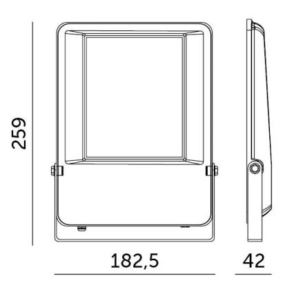 LED-ulkovalonheitin LED/50W/230V 4000K 6500 lm IP65 IK06