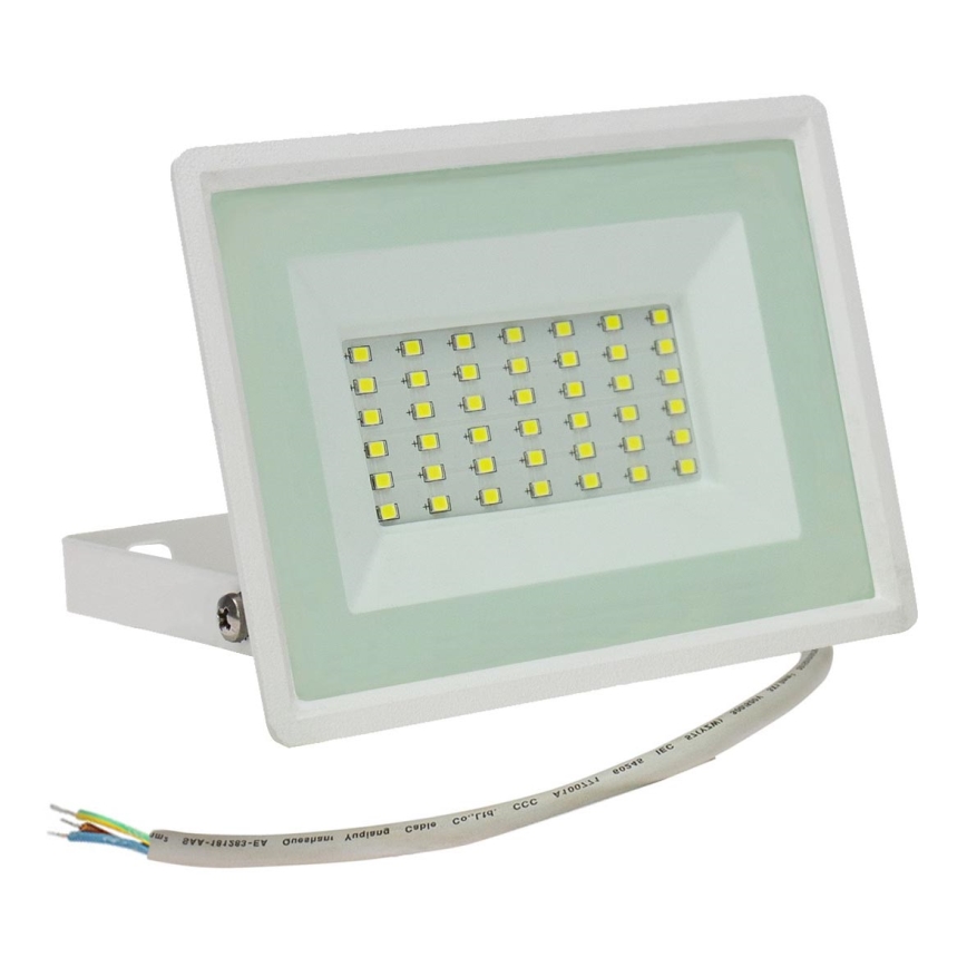 LED-ulkovalonheitin NOCTIS LUX 3 LED/30W/230V 4000K IP65 valkoinen