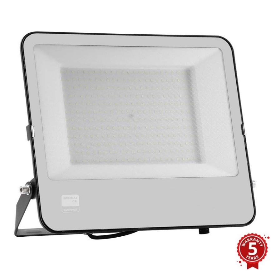 LED-ulkovalonheitin SAMSUNG CHIP LED/200W/230V 6500K IP65 musta