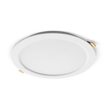 LED Upotettava kattovalaisin ATUEL LED / 18W / 230V 3000K d. 17 cm IP54