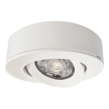 LED Upotettava/pinta-asennettava kohdevalo 2in1 LED/5W/230V 4200K halkaisija 9,3 cm valkoinen