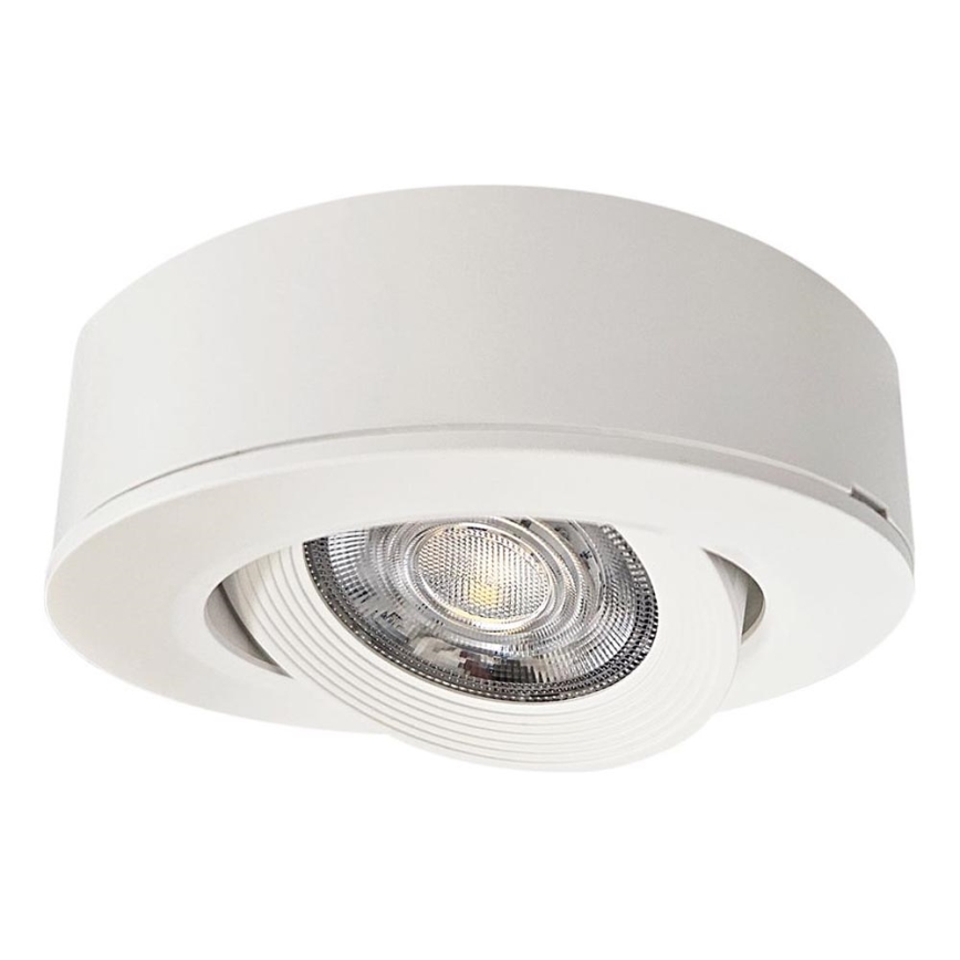 LED Upotettava/pinta-asennettava kohdevalo 2in1 LED/5W/230V 4200K halkaisija 9,3 cm valkoinen