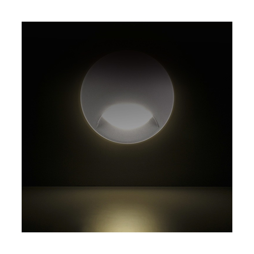LED-upotettava portaikkovalaisin Q1 LED / 3W / 230V IP44