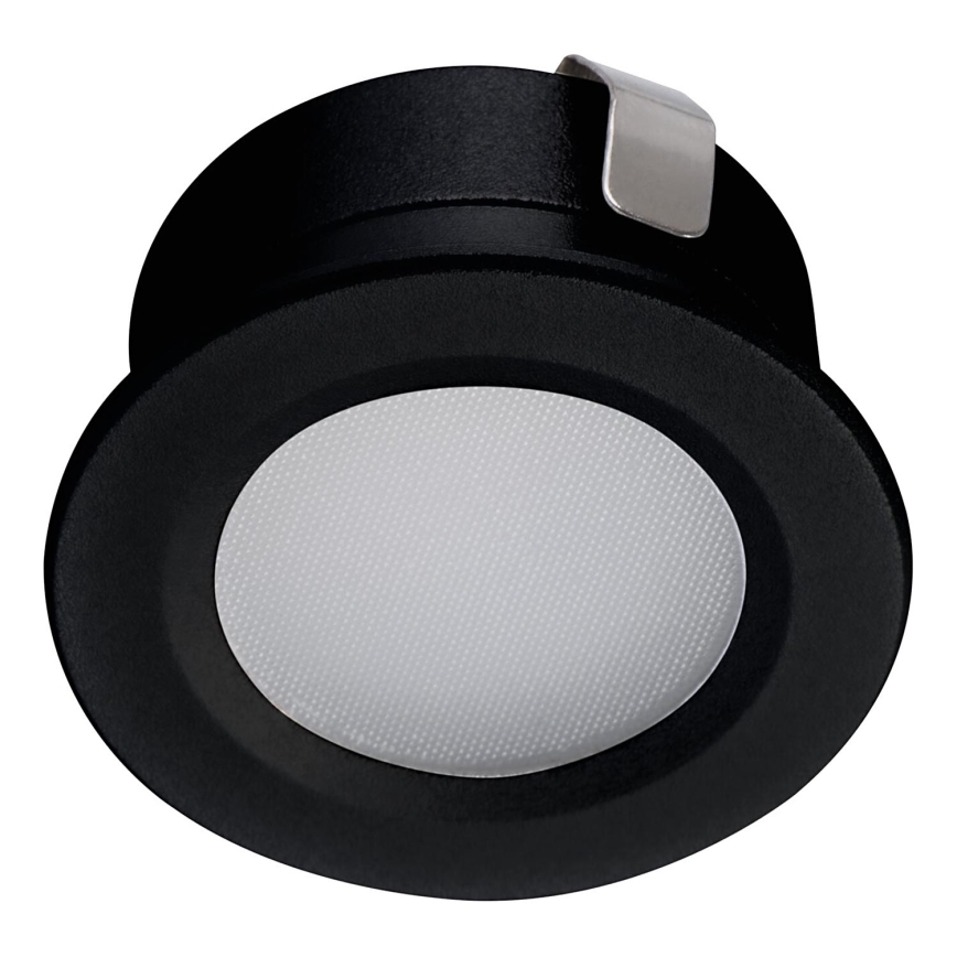 LED upotettava ulkovalo IMBER LED/1W/12V 6500K halkaisija 3 cm 30 lm IP65 musta