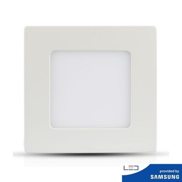 LED Upotettava valaisin SAMSUNG CHIP LED / 12W / 230V 6400K neliö