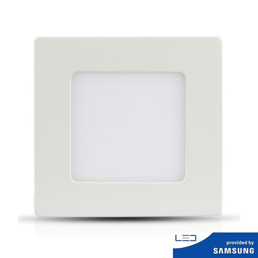 LED Upotettava valaisin SAMSUNG CHIP LED / 12W / 230V 6400K neliö