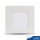 LED Upotettava valaisin SAMSUNG CHIP LED / 12W / 230V 6400K neliö