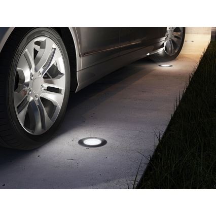 LED-upotettava valaisin ulkokäyttöön ROAD LED / 0,5W / 230V IP67 6000K