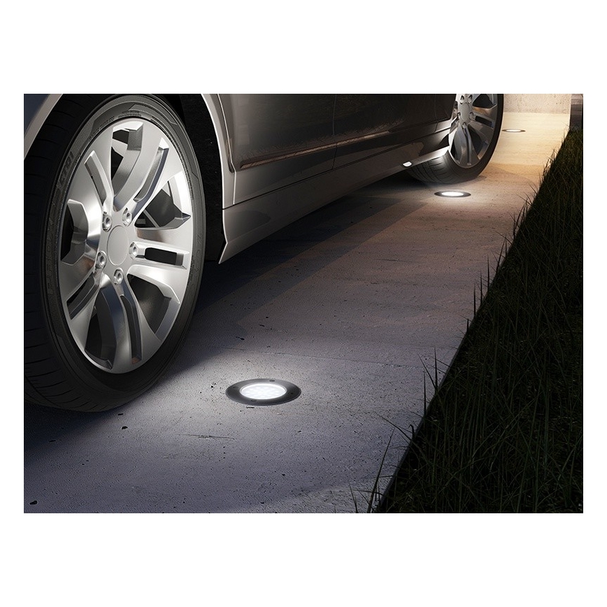 LED-upotettava valaisin ulkokäyttöön ROAD LED / 0,5W / 230V IP67 6000K