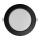 LED upotettava valo CIRCLE LED/12W/230V 4000K halkaisija 17 cm musta