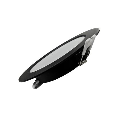 LED upotettava valo CIRCLE LED/12W/230V 4000K halkaisija 17 cm musta