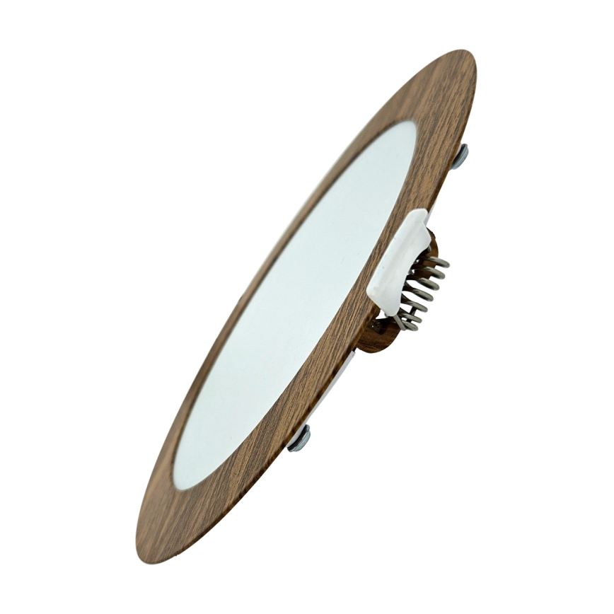 LED upotettava valo CIRCLE LED/12W/230V 4200K halkaisija 16,7 cm ruskea