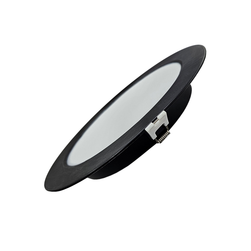 LED upotettava valo CIRCLE LED/18W/230V 4000K halkaisija 22 cm musta