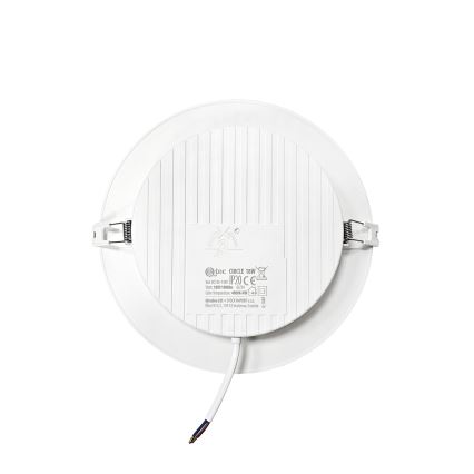 LED upotettava valo CIRCLE LED/18W/230V 4000K halkaisija 22 cm valkoinen
