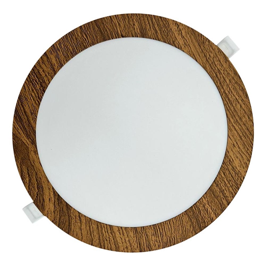 LED upotettava valo CIRCLE LED/18W/230V 4200K halkaisija 22 cm ruskea