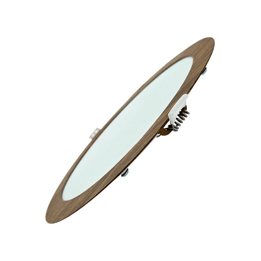 LED upotettava valo CIRCLE LED/18W/230V 4200K halkaisija 22 cm ruskea