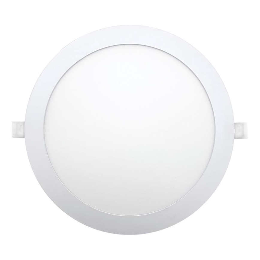 LED upotettava valo CIRCLE LED/24W/230V 6500K halkaisija 30 cm valkoinen