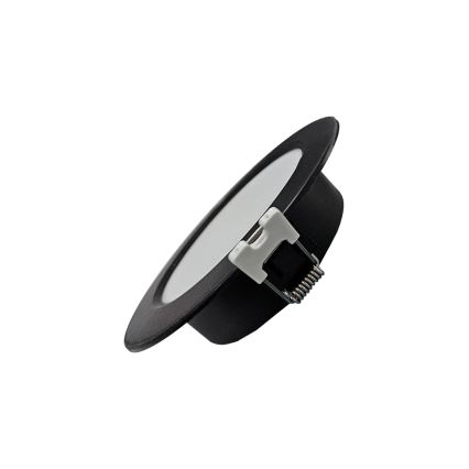LED upotettava valo CIRCLE LED/3W/230V 4000K halkaisija 9 cm musta