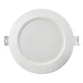 LED upotettava valo CIRCLE LED/6W/230V 4000K halkaisija 12 cm valkoinen
