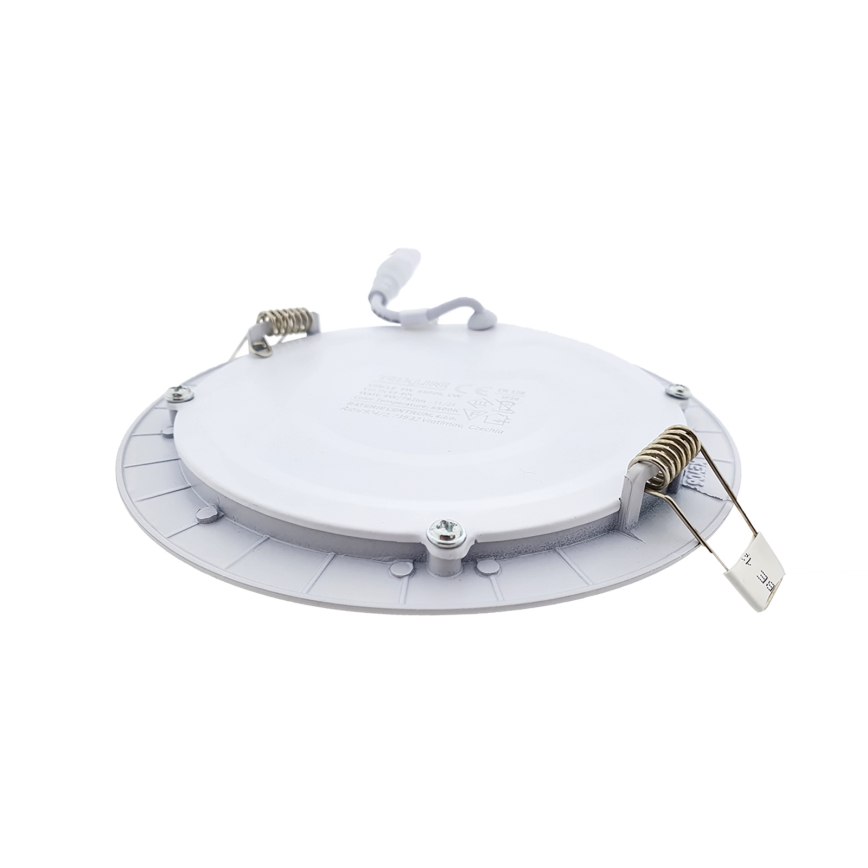 LED upotettava valo CIRCLE LED/9W/230V 6500K halkaisija 14,5 cm valkoinen