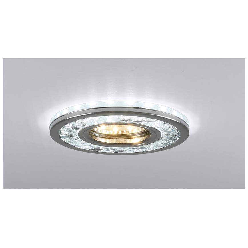 LED upotettava valo EYE 1xGU10/50W + LED/3W/230V