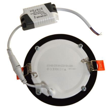LED upotettava valo GERD LED/6W/230V 4000K musta