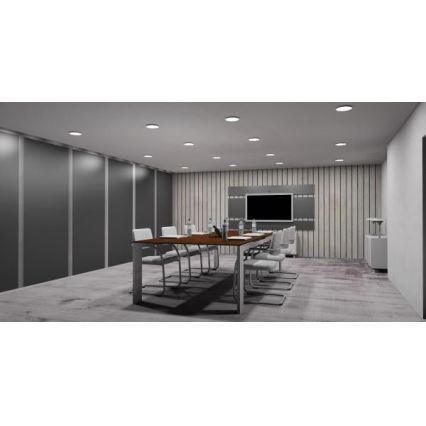 LED upotettava valo LED/12W/230V IP40