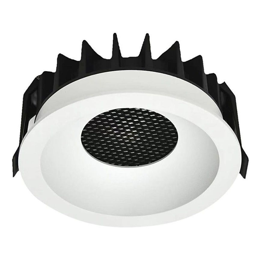 LED upotettava valo LED/18W/230V 3000/4000/6400K halkaisija 10,6 cm valkoinen