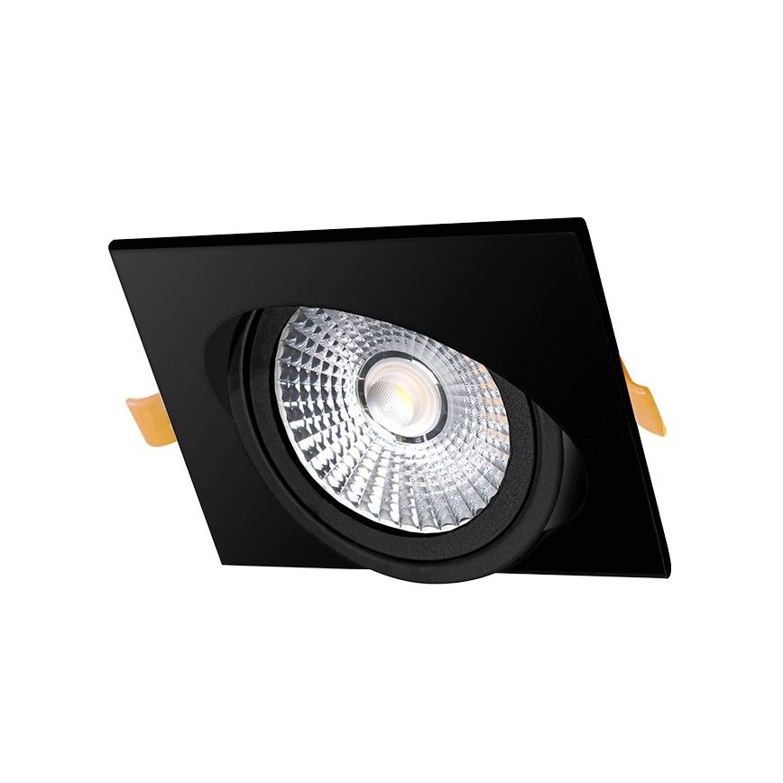 LED upotettava valo LED/18W/230V 3000K 11,5x11,5 cm musta