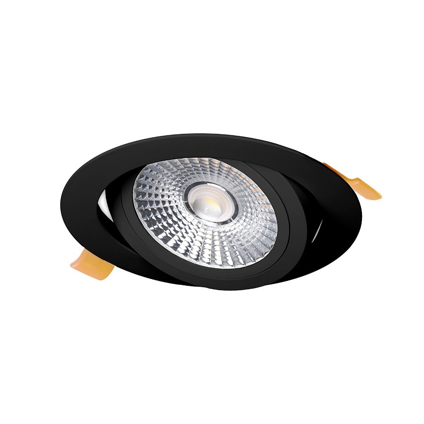 LED upotettava valo LED/18W/230V 3000K halkaisija 11,5 cm musta