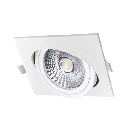 LED upotettava valo LED/18W/230V 4000K 11,5x11,5 cm valkoinen