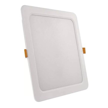 LED upotettava valo LED/24W/230V 22x22 cm valkoinen