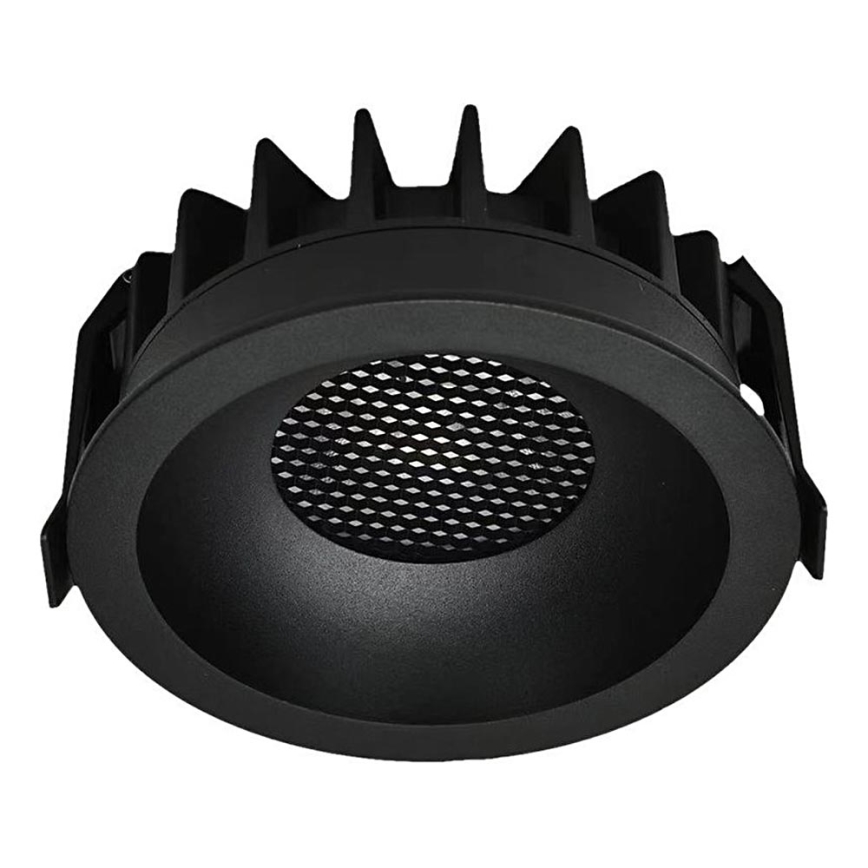 LED upotettava valo LED/24W/230V 3000/4000/6400K ø 13,5 cm musta